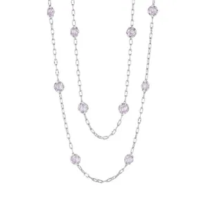 38” Candy Drop Necklace featuring Rose Amethyst