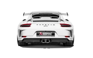 Akrapovic 2018 Porsche 911 GT3 (991.2) Slip-On Race Line (Titanium) w/Titanium Tail Pipe Set