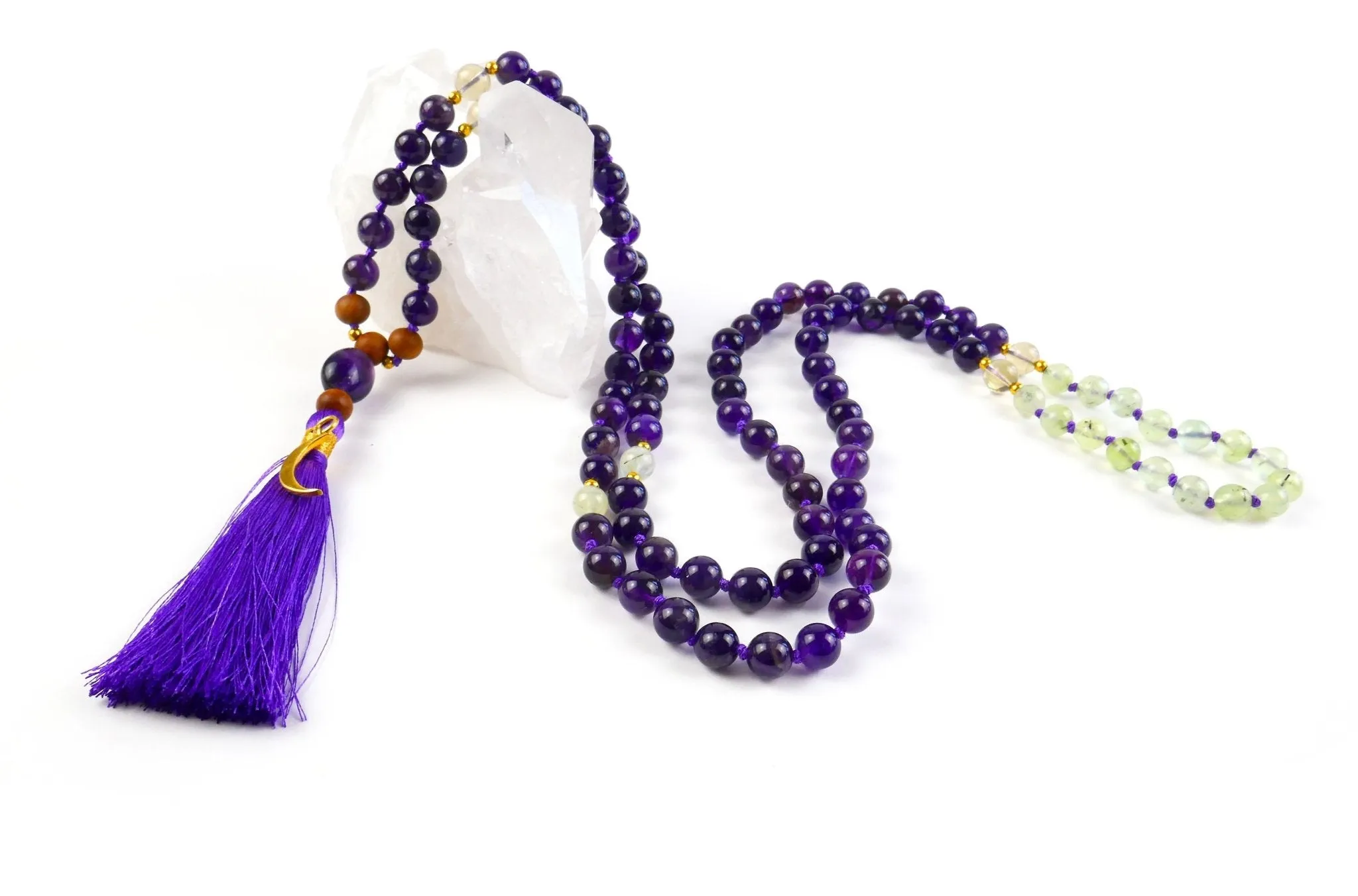 Amethyst Mala Necklace