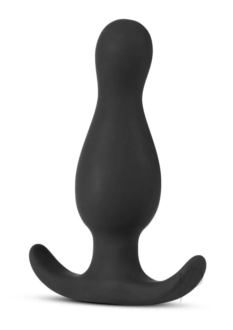 Anal Adv Platinum Curve Plug Black