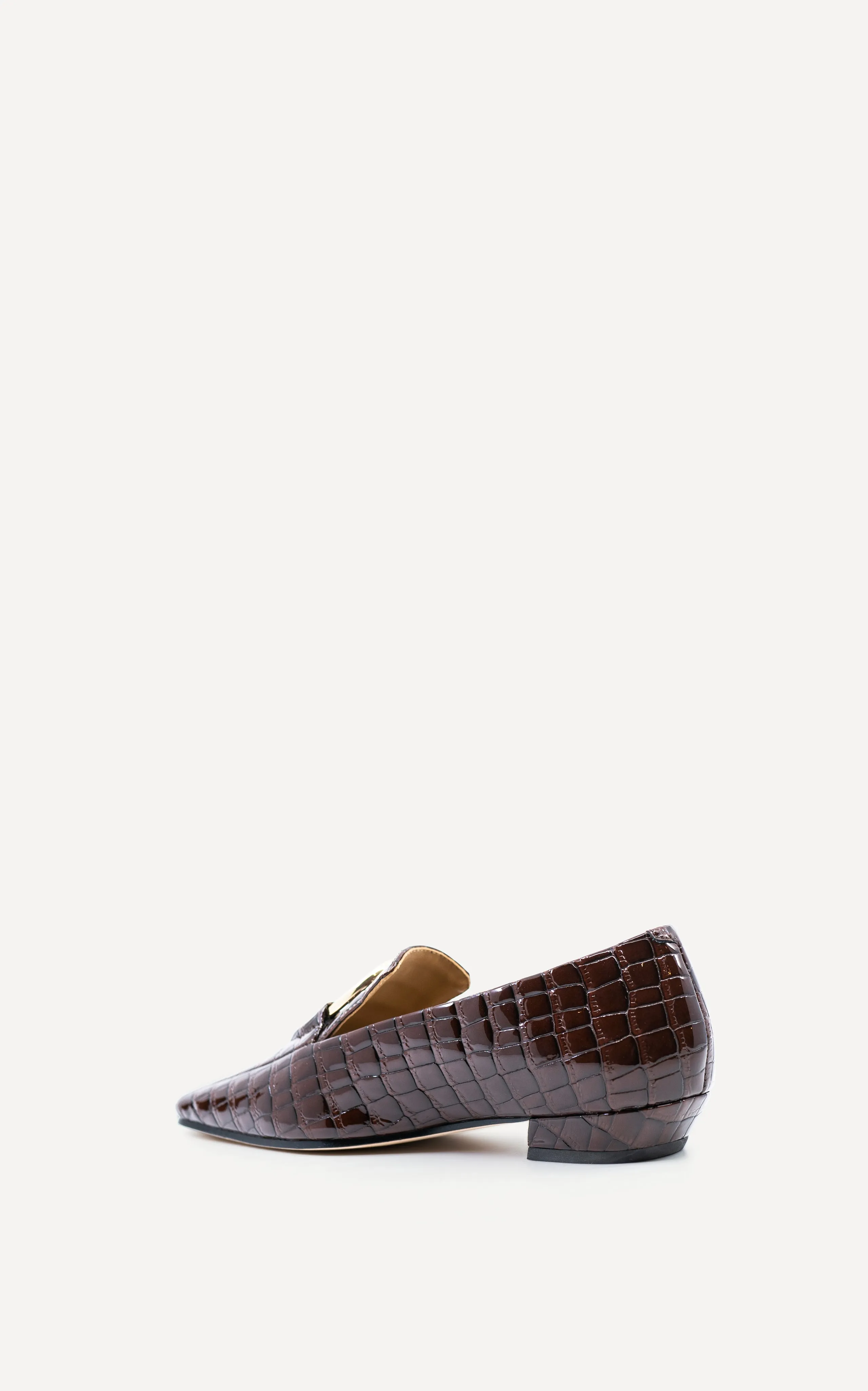 Austin Loafer | Burgundy Crocodile