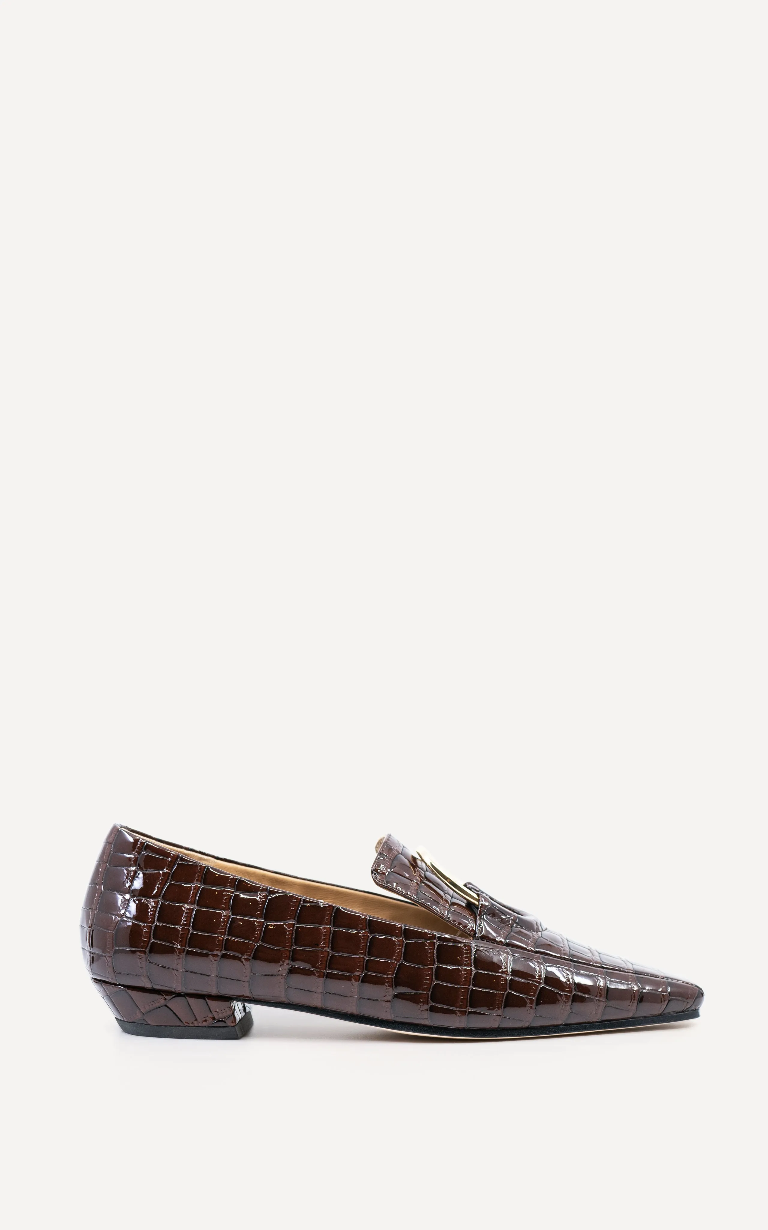 Austin Loafer | Burgundy Crocodile