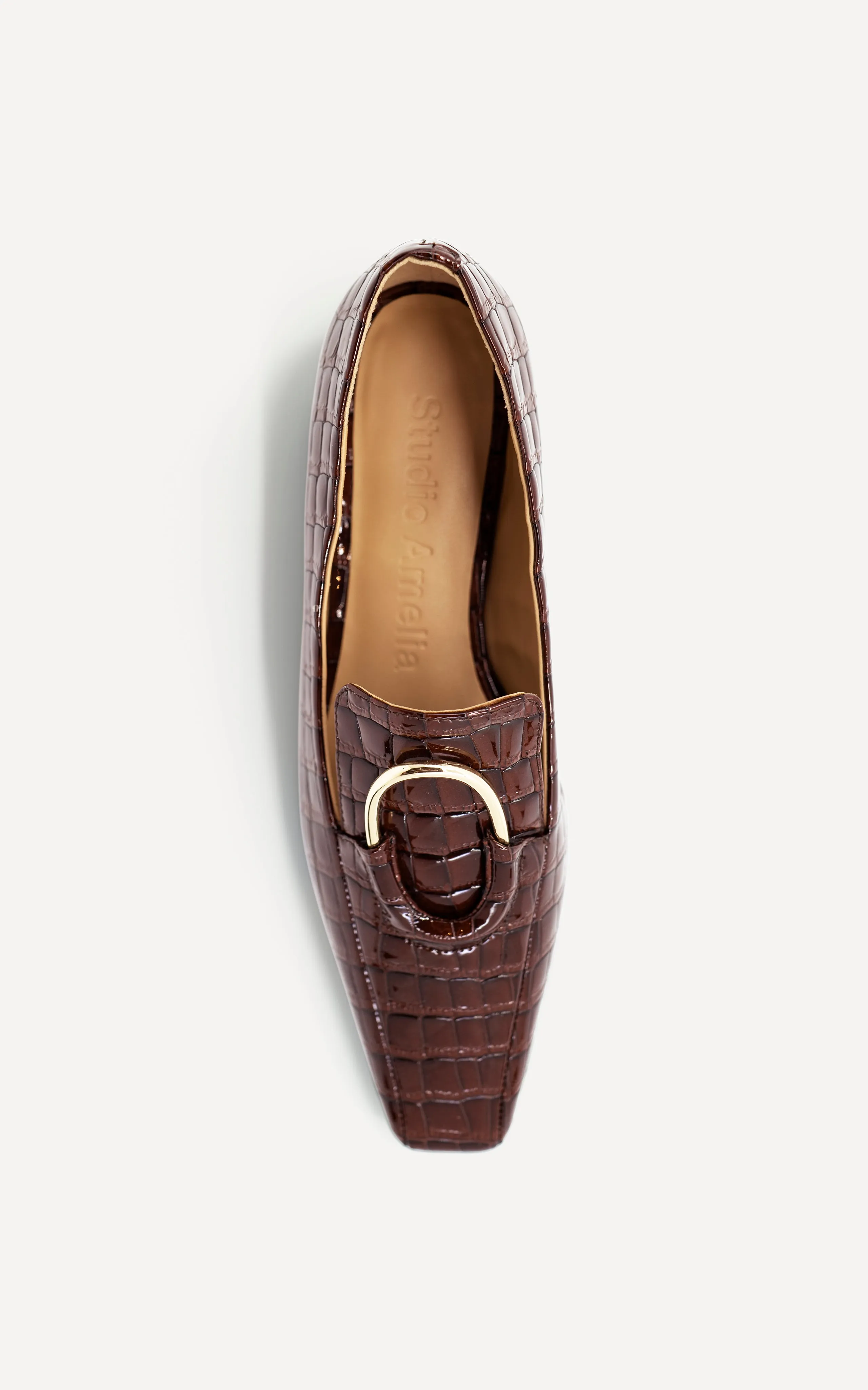 Austin Loafer | Burgundy Crocodile