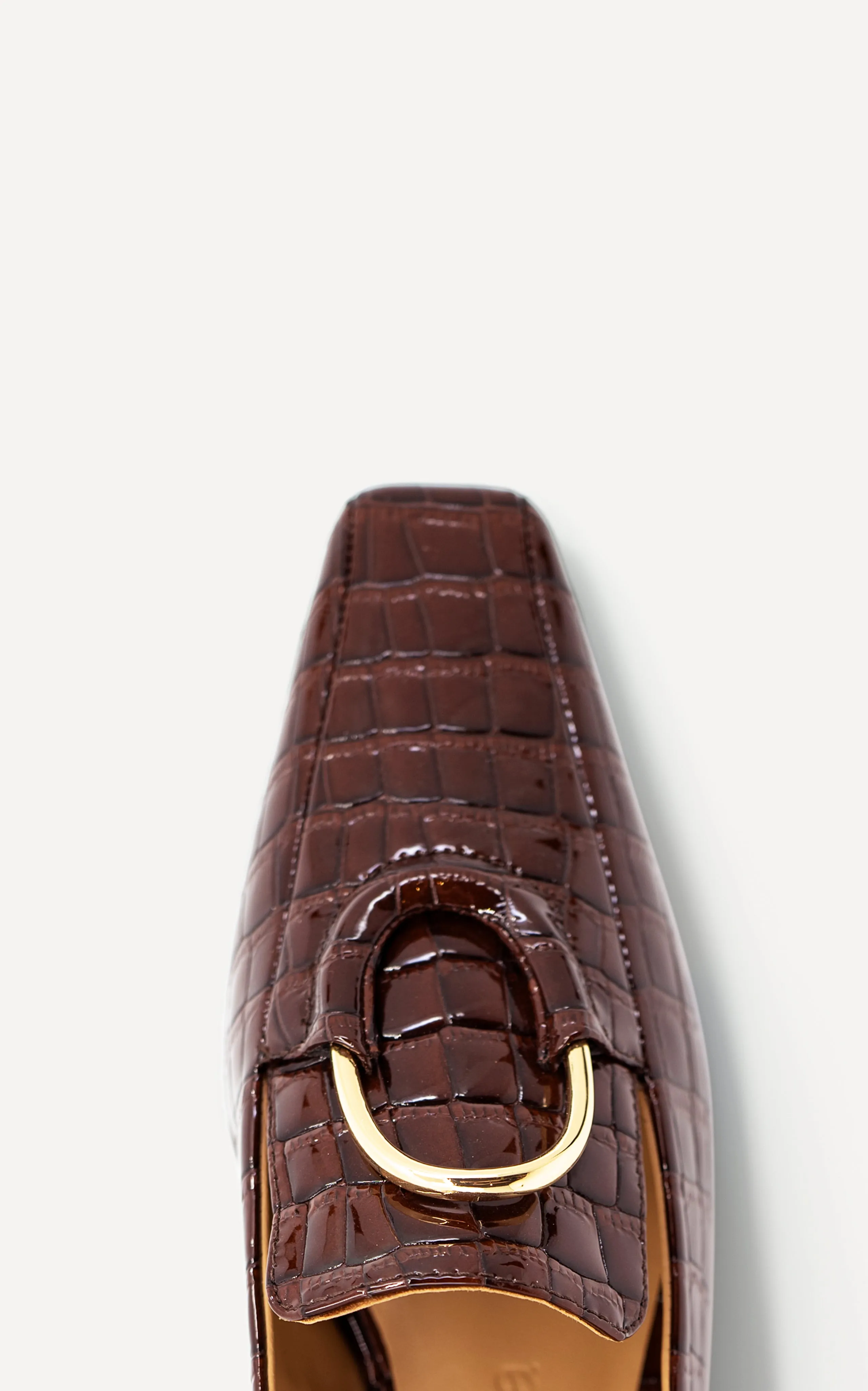 Austin Loafer | Burgundy Crocodile