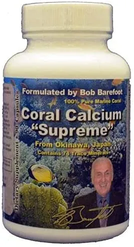 Bob's Best, Coral Calcium Supreme, 1000 mg, 90 Capsules Per Bottle (2 Bottles)