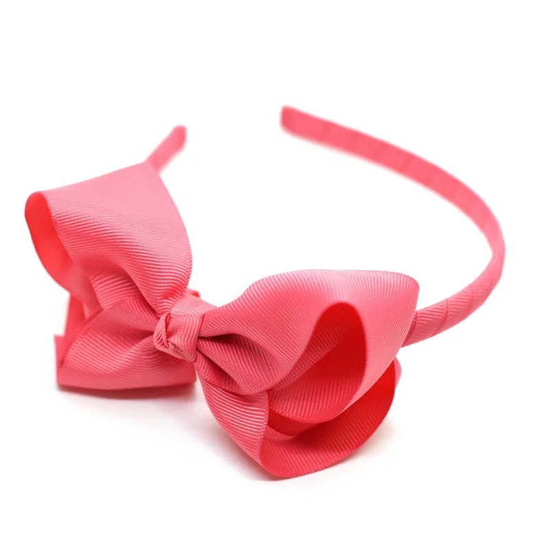 Bow Headband Coral