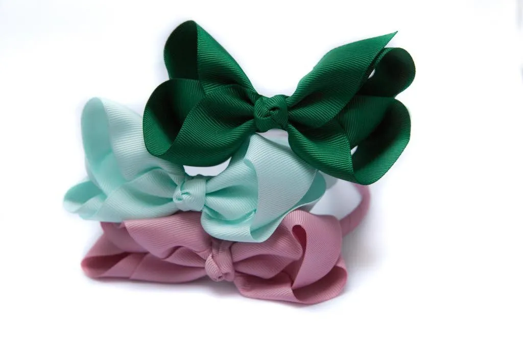 Bow Headband Coral