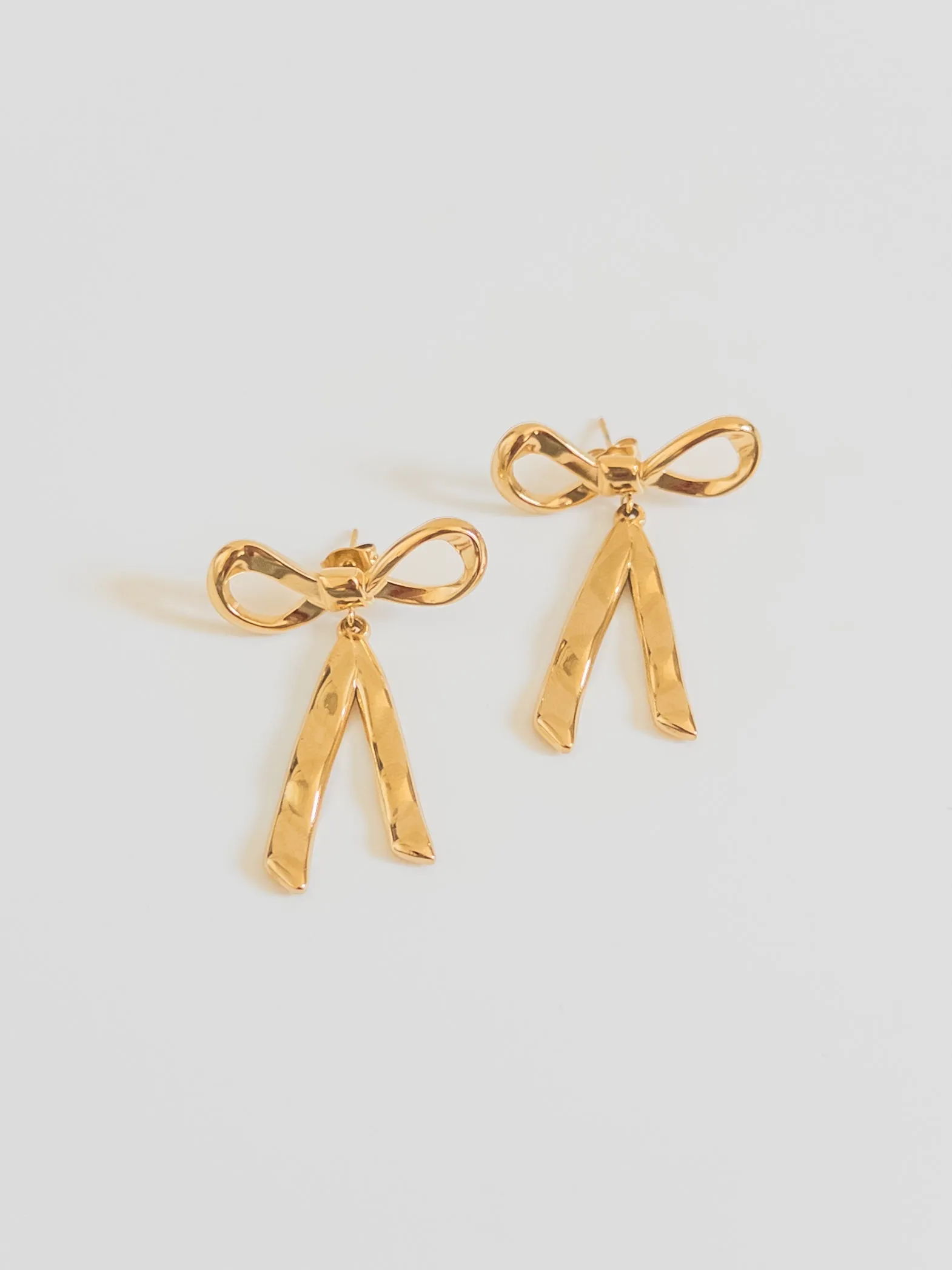 Bows cute dangle earrings