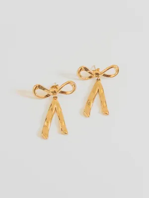 Bows cute dangle earrings