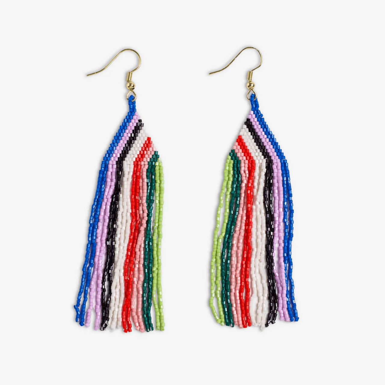 Brittany Beaded Fringe Earrings