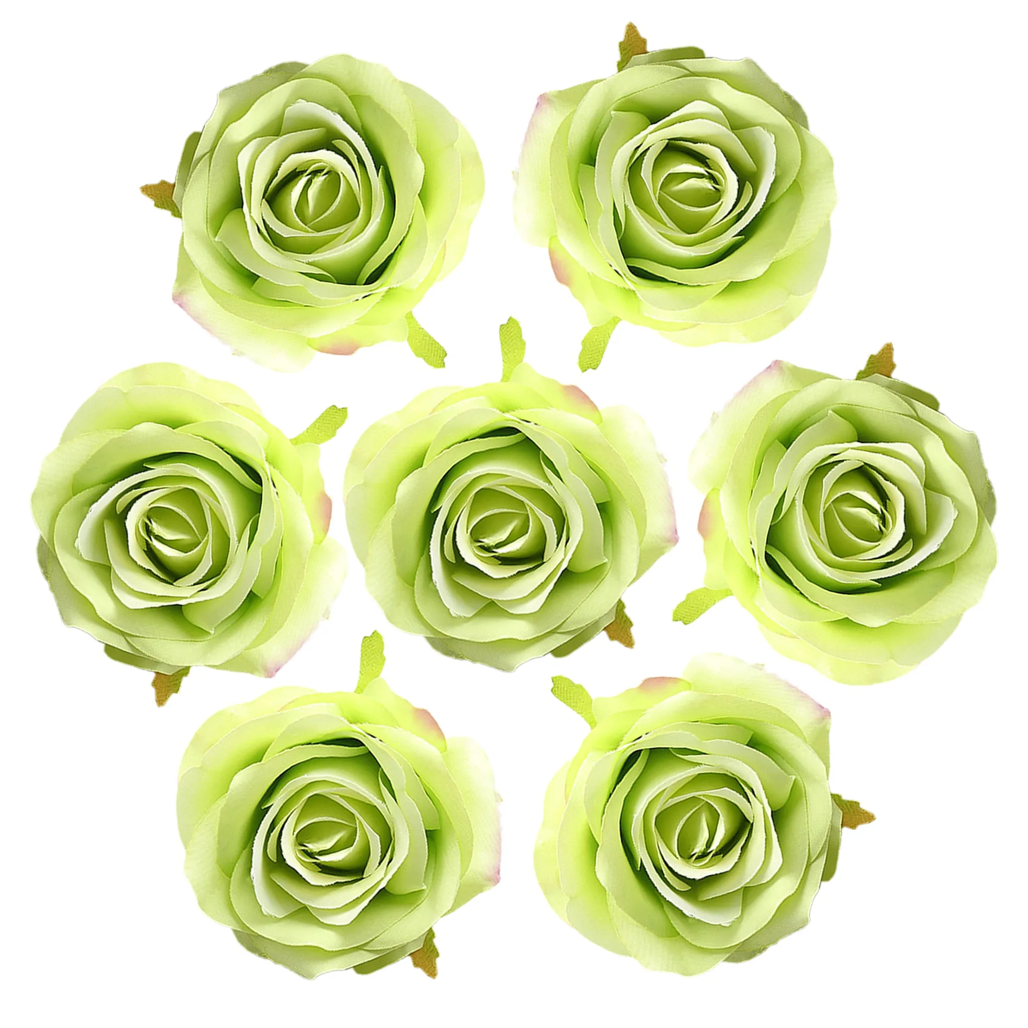 Bulk Flowers Silk Roses Flower Heads 3 inch