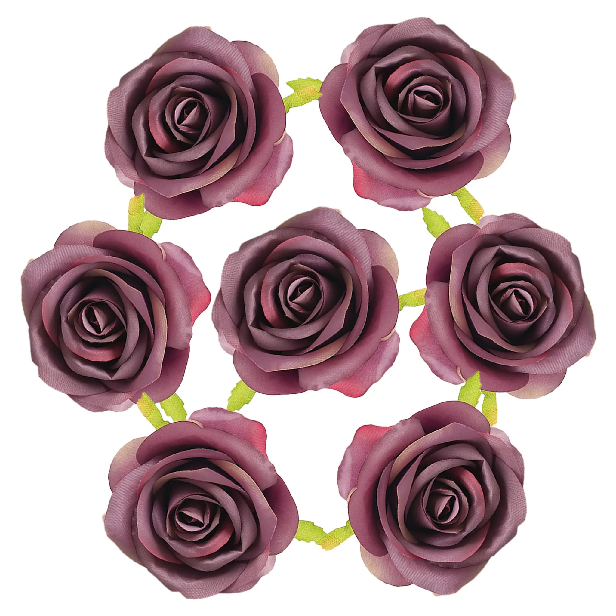 Bulk Flowers Silk Roses Flower Heads 3 inch