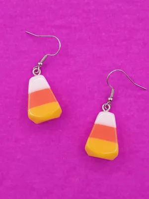 Candy Corn Dangle Earrings