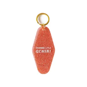 Charming Little Gemini Keytag