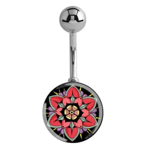 Coral Blooms Belly Ring