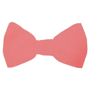 Coral Pink Boys Bow Ties