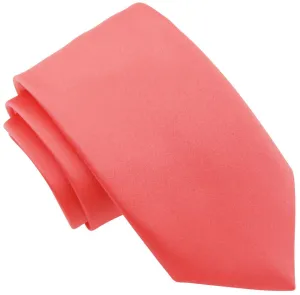 Coral Pink Wedding Tie