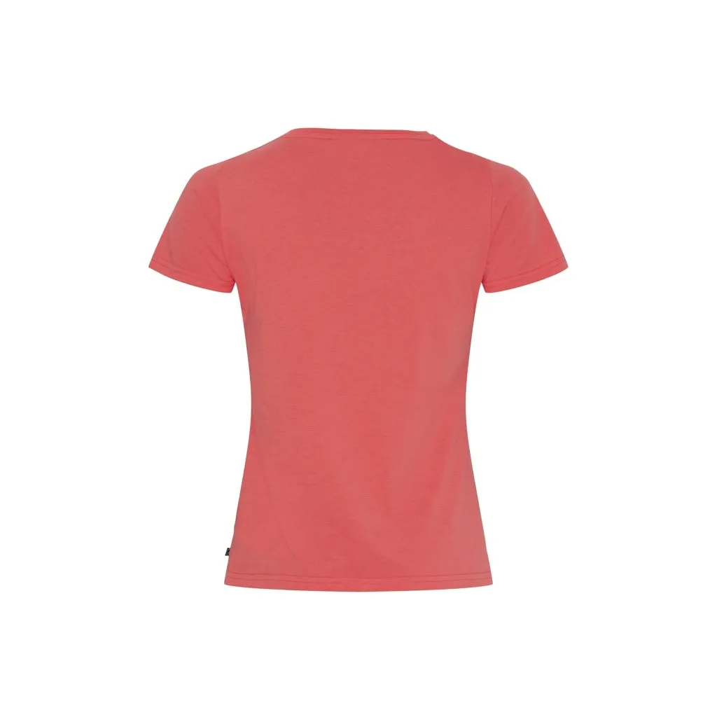 Cosima Organic Cotton Tee - Calypso Coral