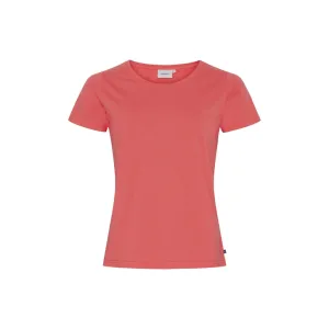 Cosima Organic Cotton Tee - Calypso Coral