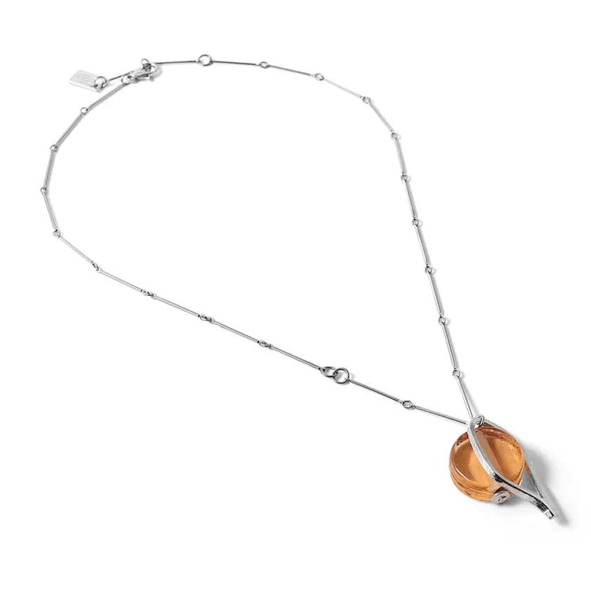 Dolly Necklace by Anne-Marie Chagnon in Amber