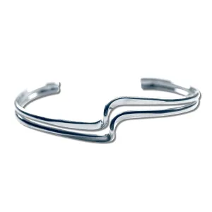 Double Z Silver Cuff