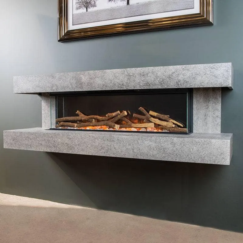 Evonic Crenshaw 1500 Soapstone Wall Mounted Fire Suite