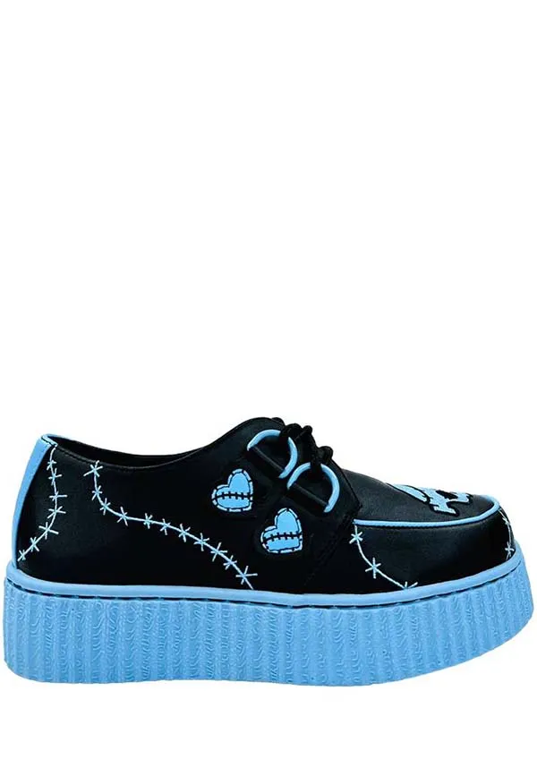 Frankie [Black/Blue] | CREEPERS [PREORDER]