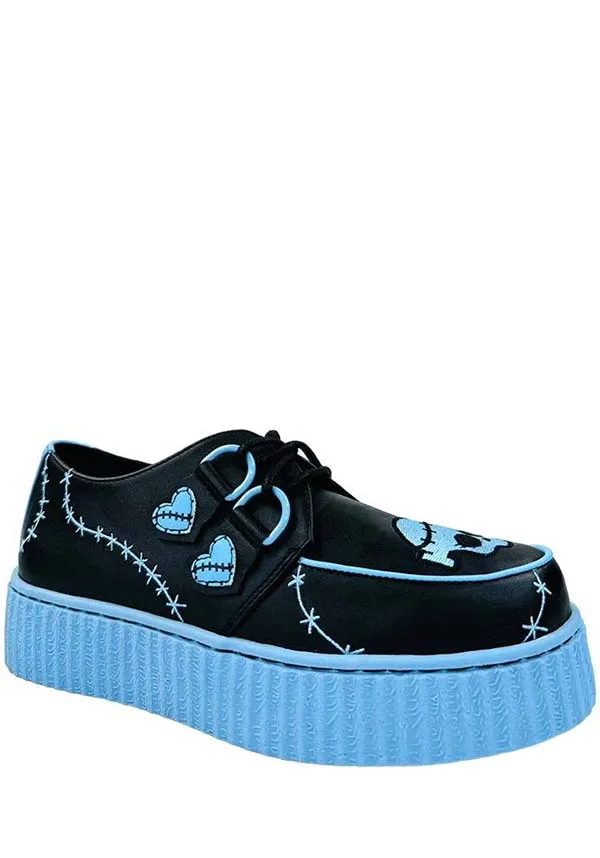 Frankie [Black/Blue] | CREEPERS [PREORDER]