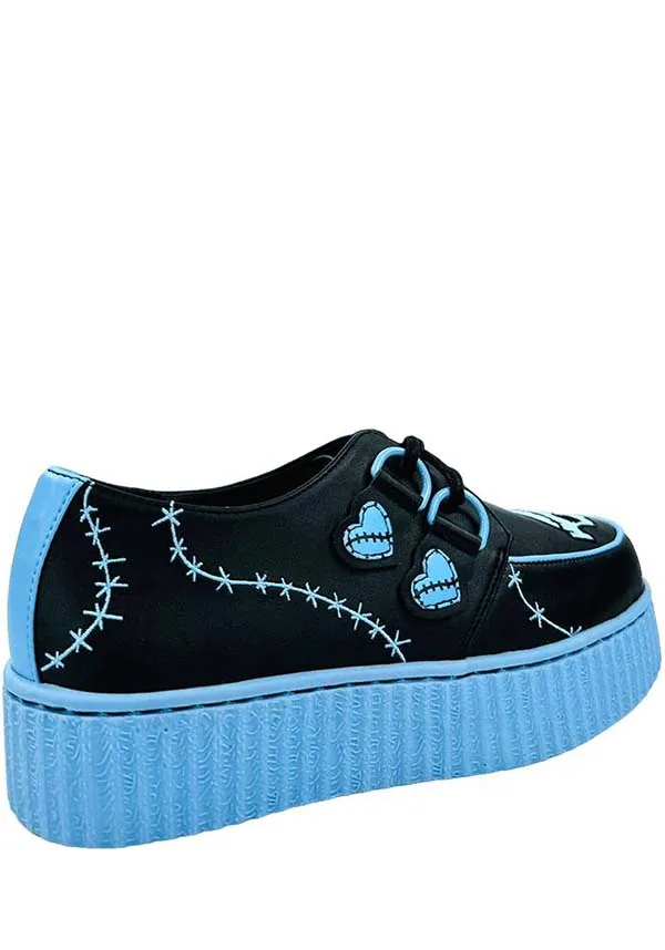 Frankie [Black/Blue] | CREEPERS [PREORDER]