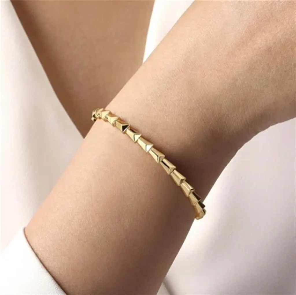 Gabriel & Co 14k Yellow Gold Geometric Open Bangle Bracelet