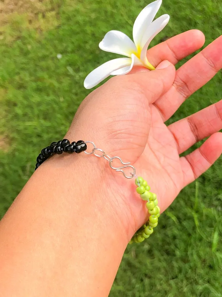 Green Beaded Bracelet