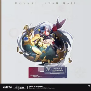 Honkai: Star Rail The Hunt Path Character Art Standee Topaz & Numby (In-Stock)