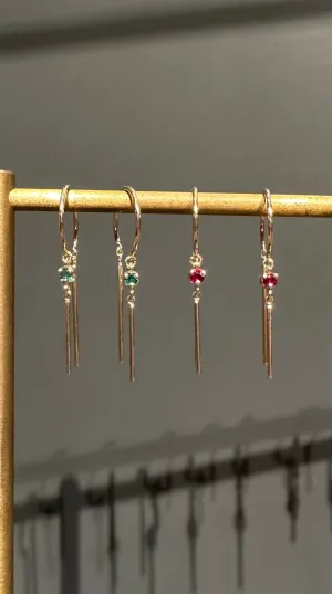 Jack & G 14k Gemstone Chime Earring