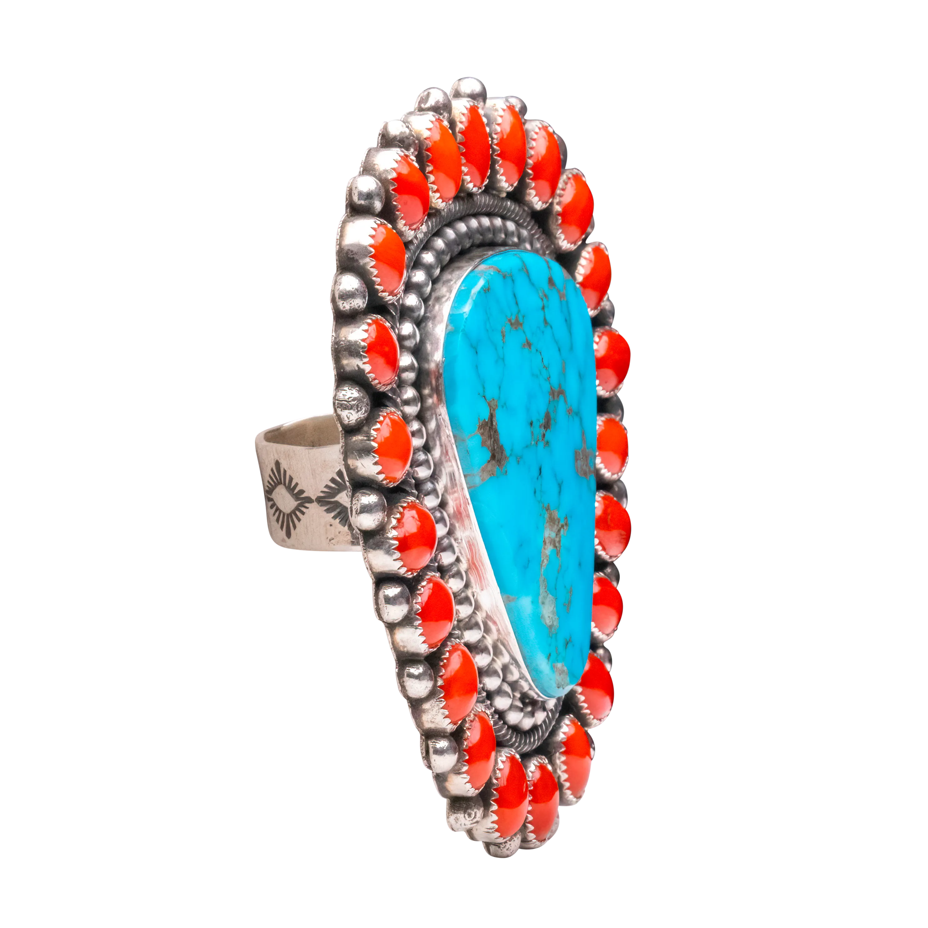 Kingman & Coral RIng | Hemerson Brown