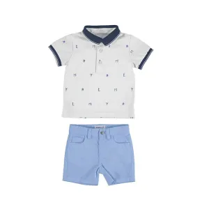 MAYORAL - Initial Short Set - Blue