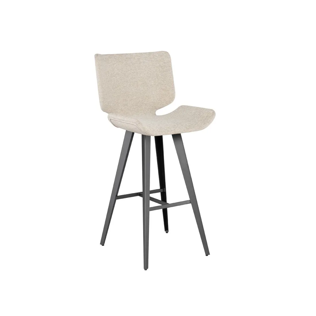 Nuevo Astra Bar Stool  - Titanium Legs