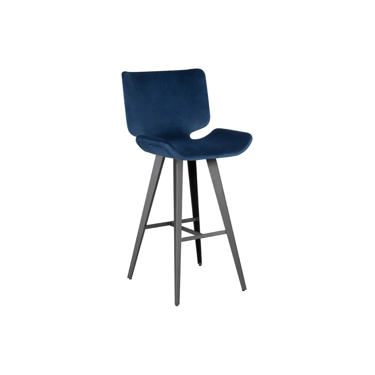 Nuevo Astra Bar Stool  - Titanium Legs