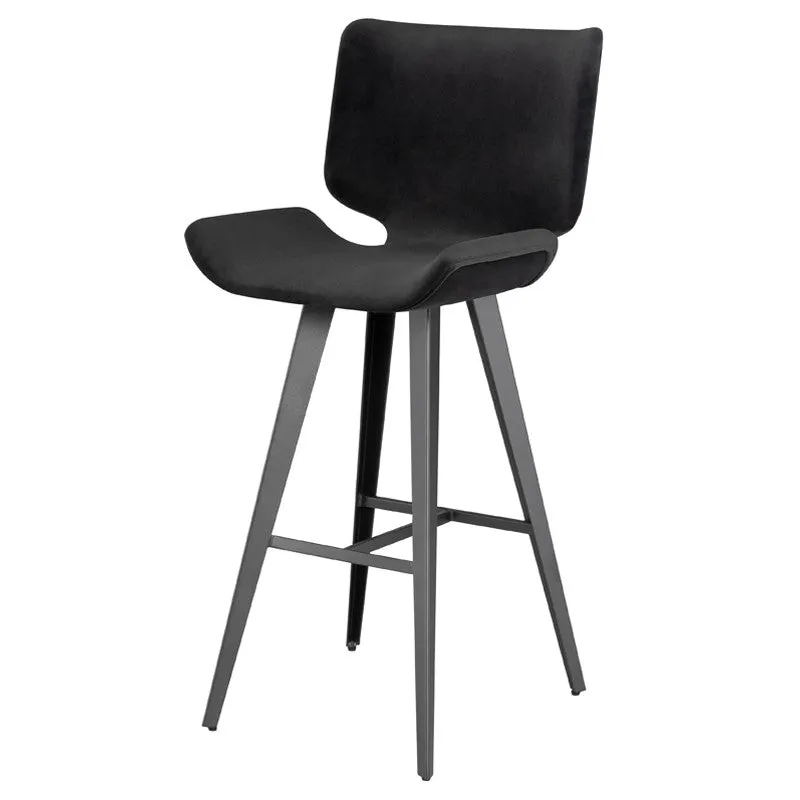 Nuevo Astra Bar Stool  - Titanium Legs