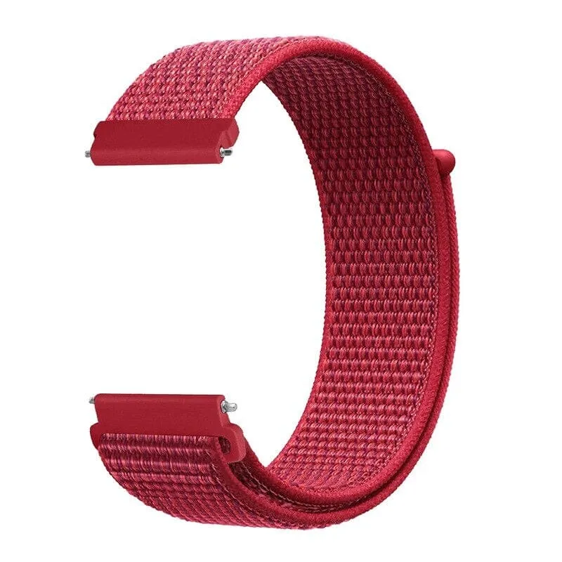 Nylon Sports Loop Watch Straps Compatible with the Ticwatch E & C2