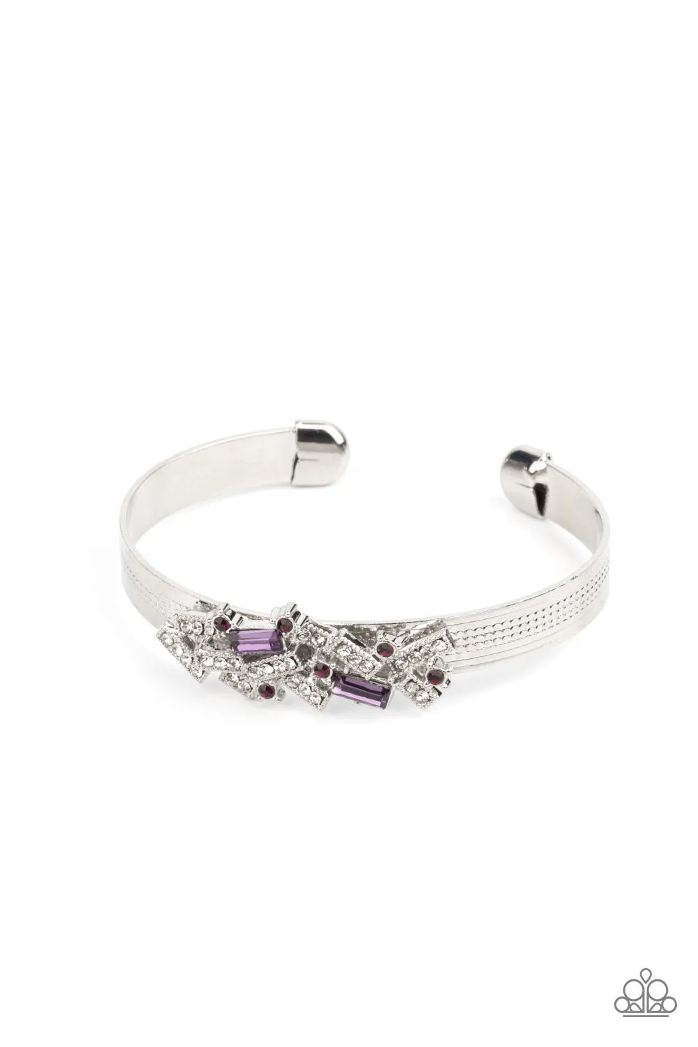 Paparazzi A Chic Clique Bracelet Purple