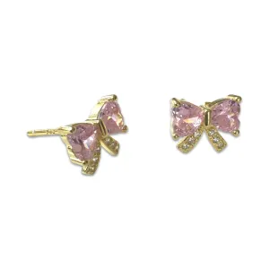 Petite Sparkle Bow Studs