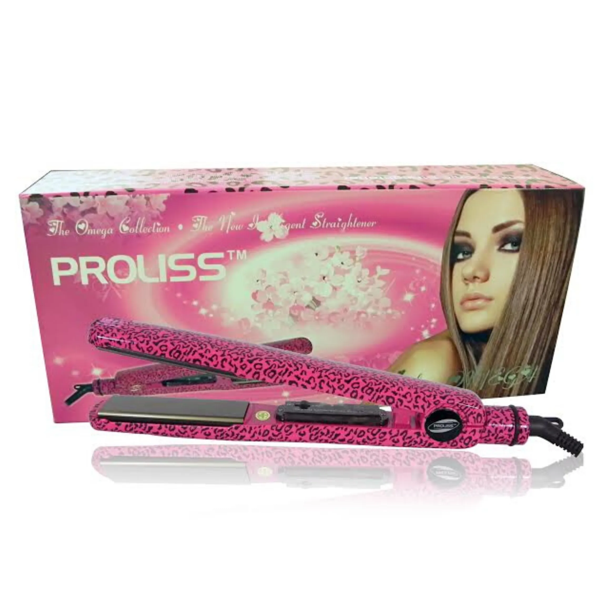 Pink Leopard Omega 1.5" | Flat Iron