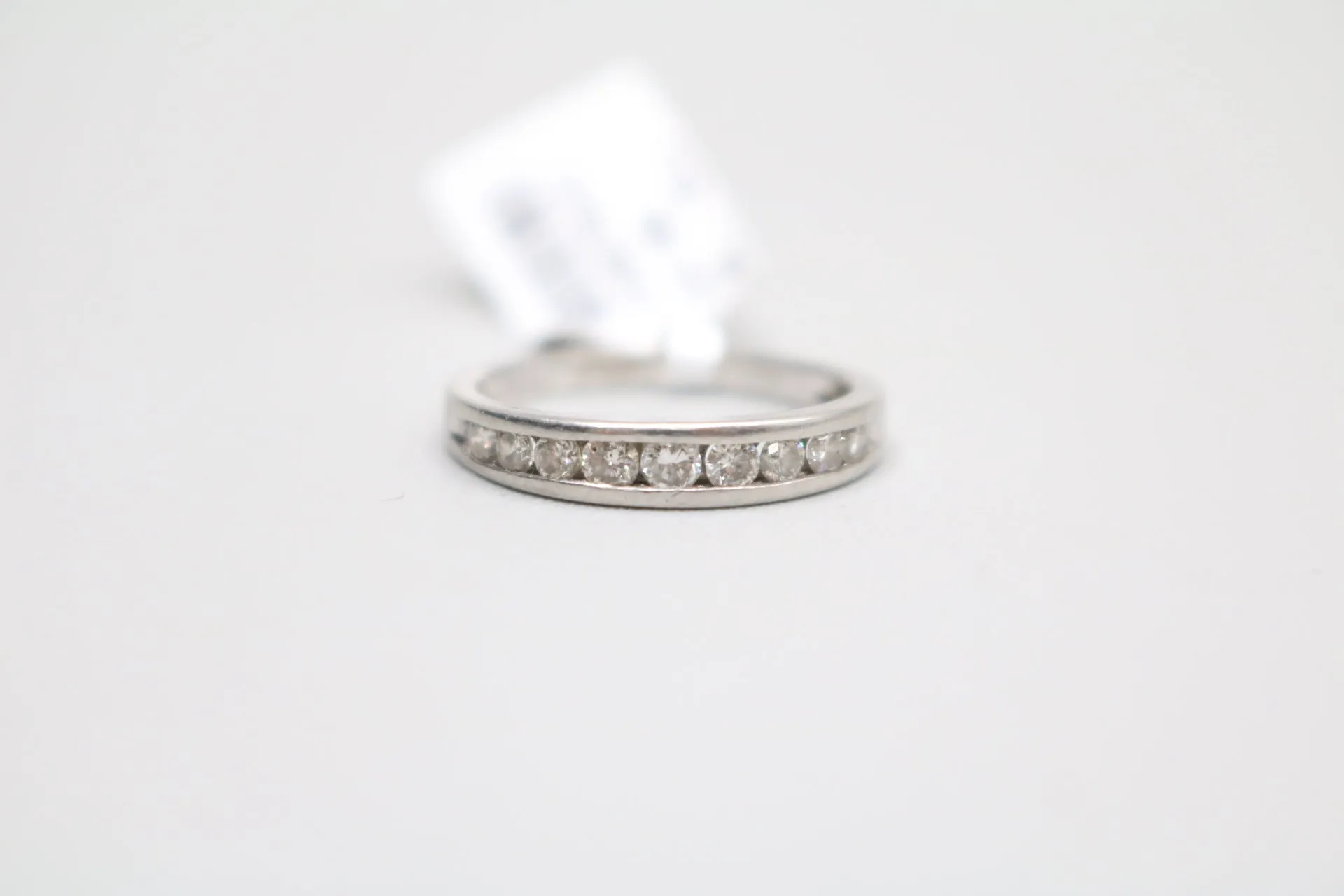 Platinum Diamond Band Ring (Size 7) (0.51 CTW) (Clearance!)