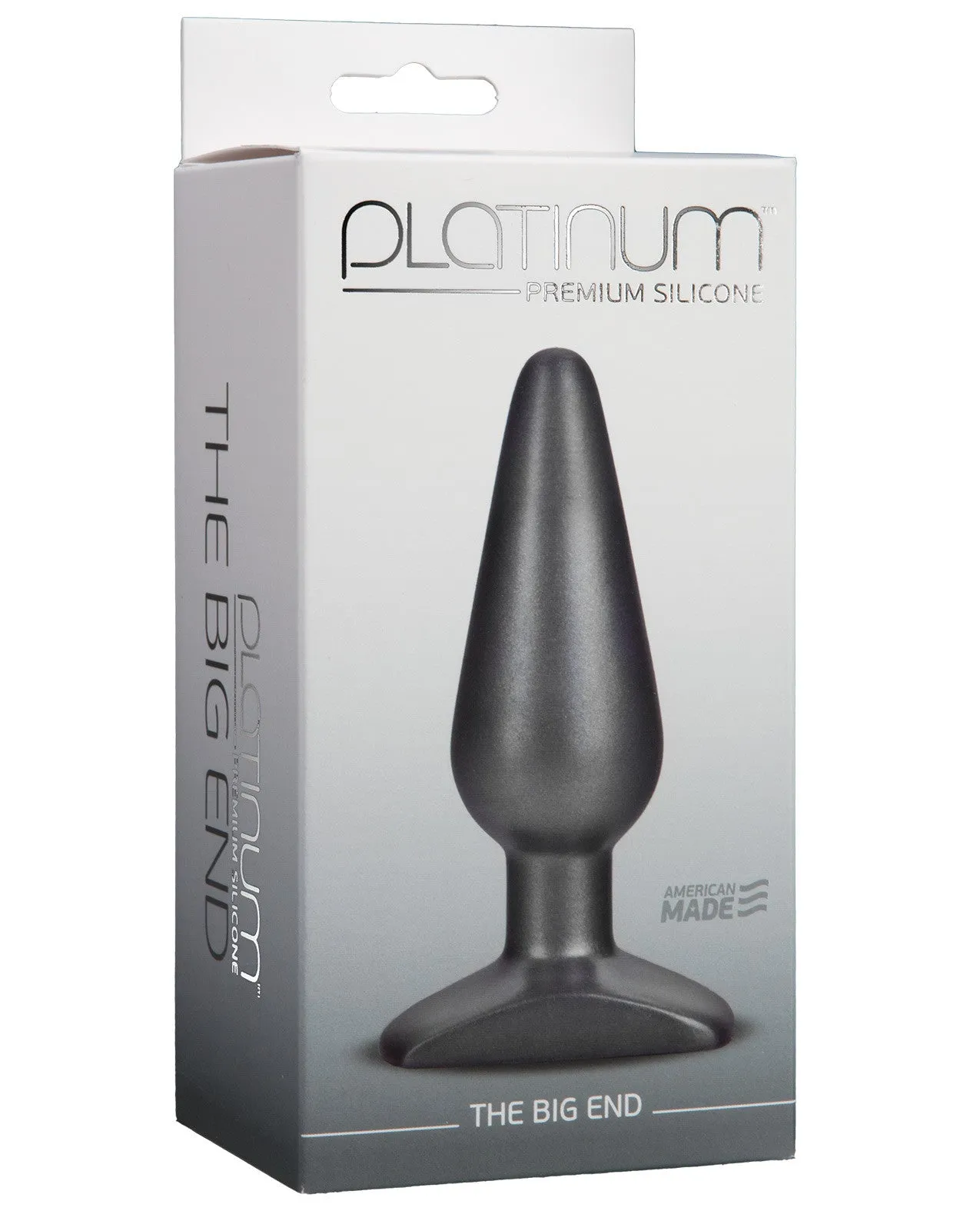 Platinum Silicone The Big End - Charcoal