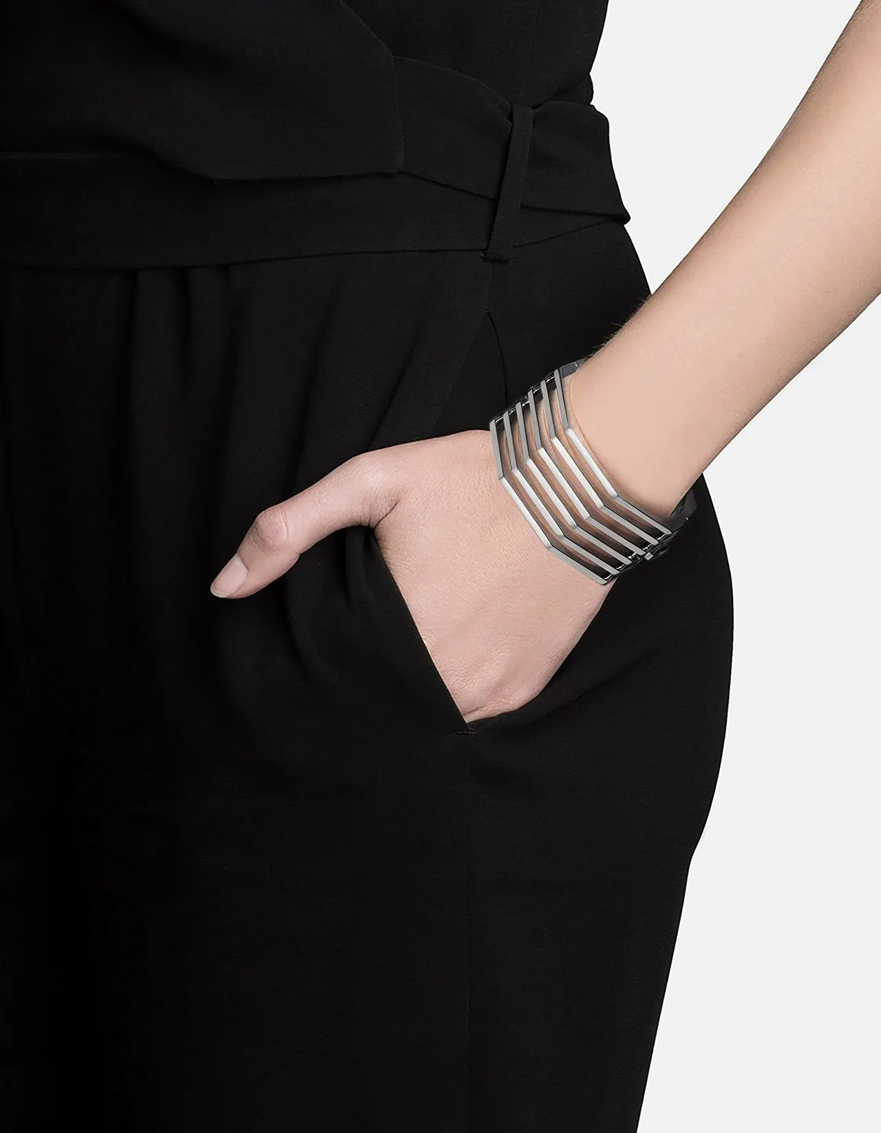 Ponti Cuff, Silver