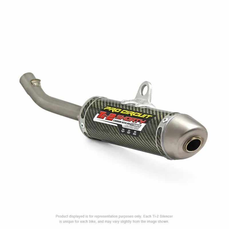 Pro Circuit TI-2 Shorty Kevlar Silencer 2004-07 Honda CR250R | 1111425K