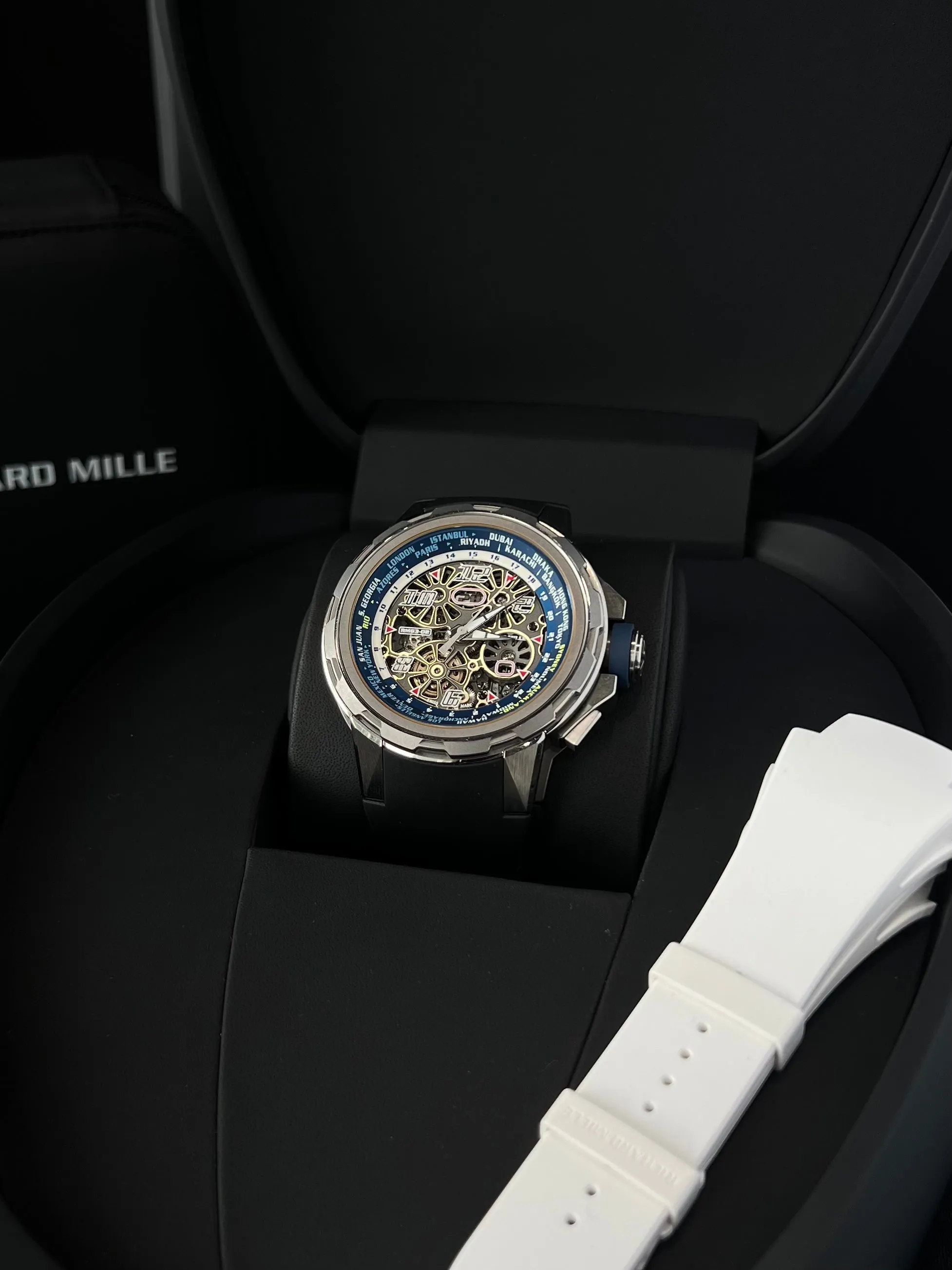 Richard Mille 63-02 Titanium Worldtimer