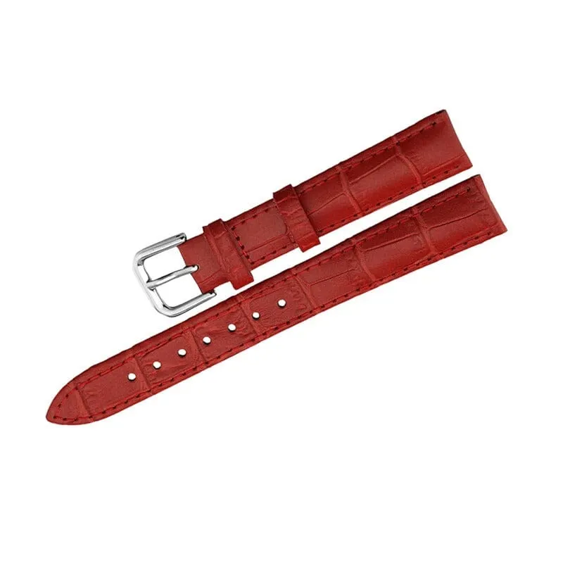 Snakeskin Leather Watch Straps Compatible with the Ticwatch E & C2