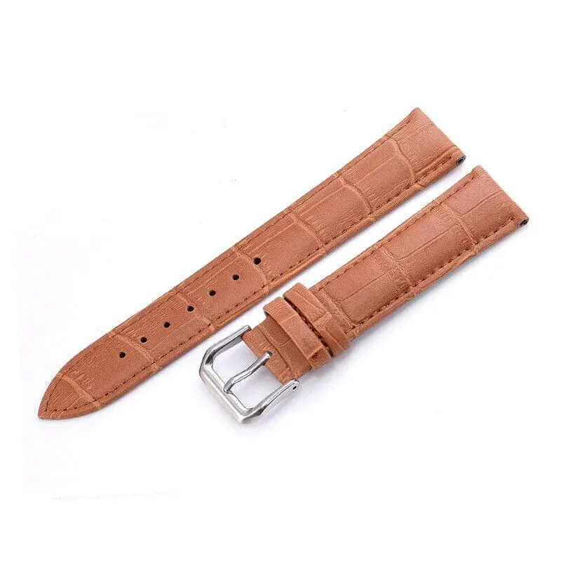 Snakeskin Leather Watch Straps Compatible with the Ticwatch E & C2