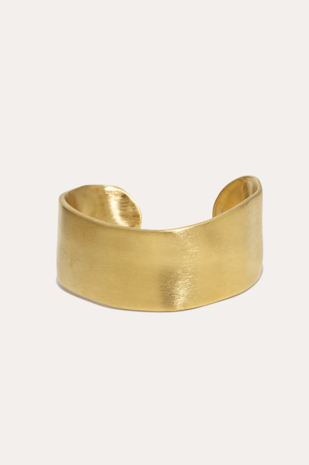 Something of Vast Importance is Being Communicated Just Out of Earshot - Gold Plated Cuff